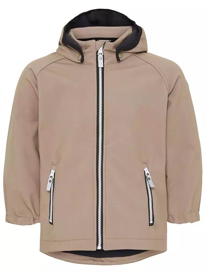 HULABALU Kurtka softshellowa "Zulu" w kolorze beżowym rozmiar: 110/116