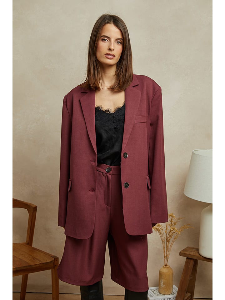Plume Blezer "Major" w kolorze bordowym rozmiar: L