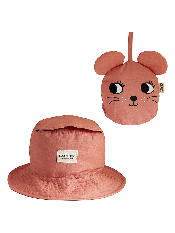roommate Kapelusz "Mouse" w kolorze szaroróżowym rozmiar: onesize