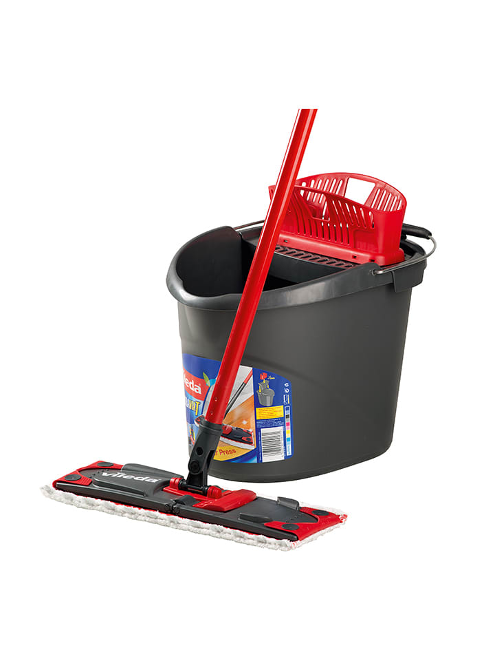Vileda Zestaw "Ultramat" w kolorze czarno-czerwonym do mycia podłóg rozmiar: onesize