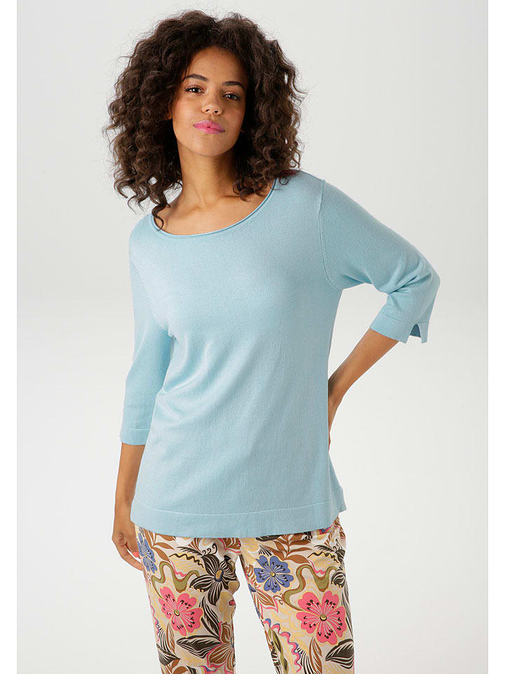 Aniston Sweter w kolorze błękitnym rozmiar: 36