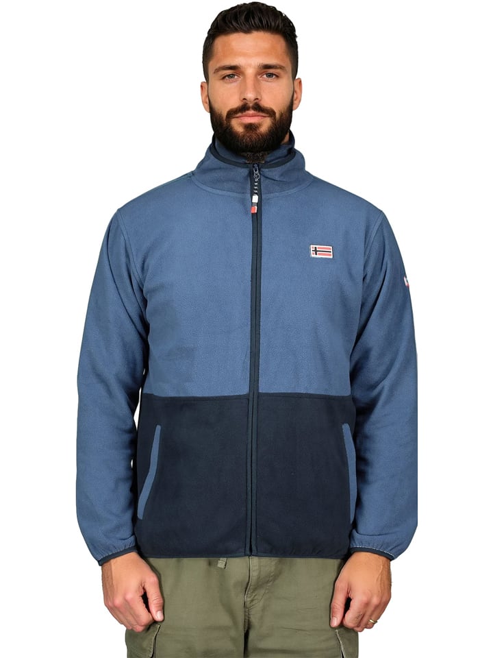 Geographical Norway Kurtka polarowa "Touki" w kolorze granatowo-niebieskim rozmiar: XL