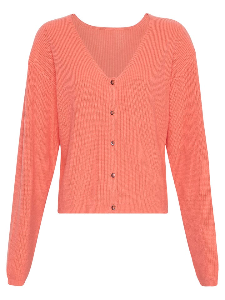 MOSS COPENHAGEN Kardigan w kolorze pomarańczowym rozmiar: M/L