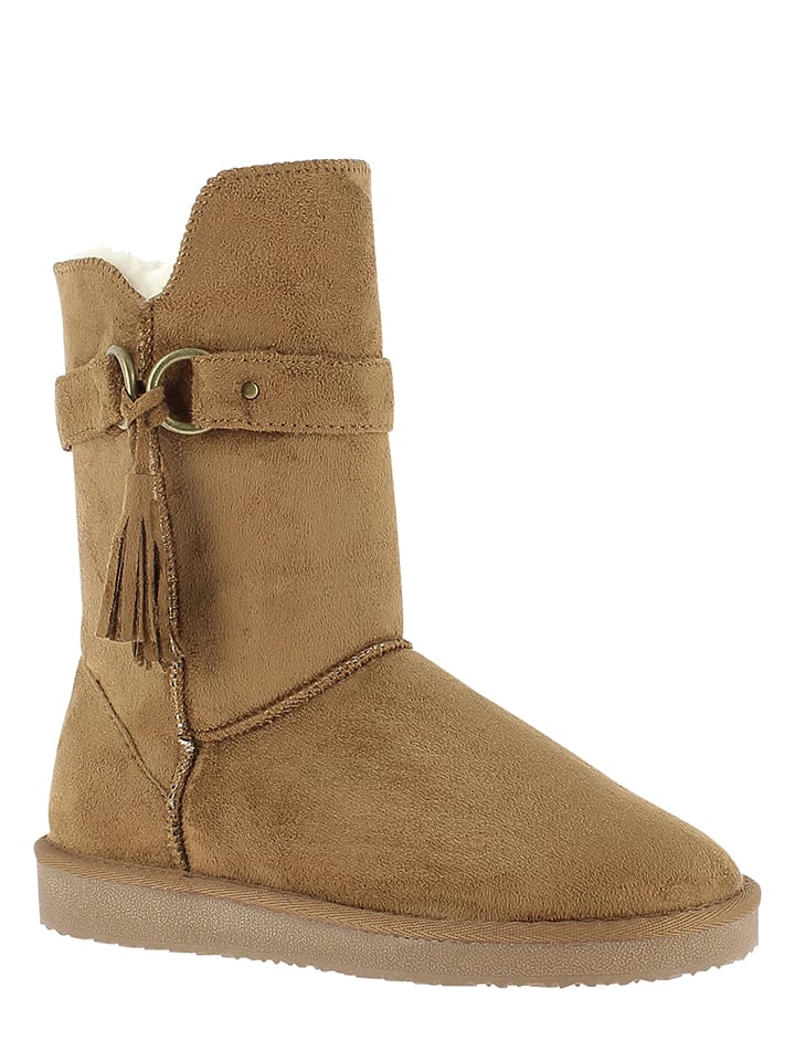 ISLAND BOOT Kozaki zimowe "Crawford" w kolorze jasnobrązowym rozmiar: 37