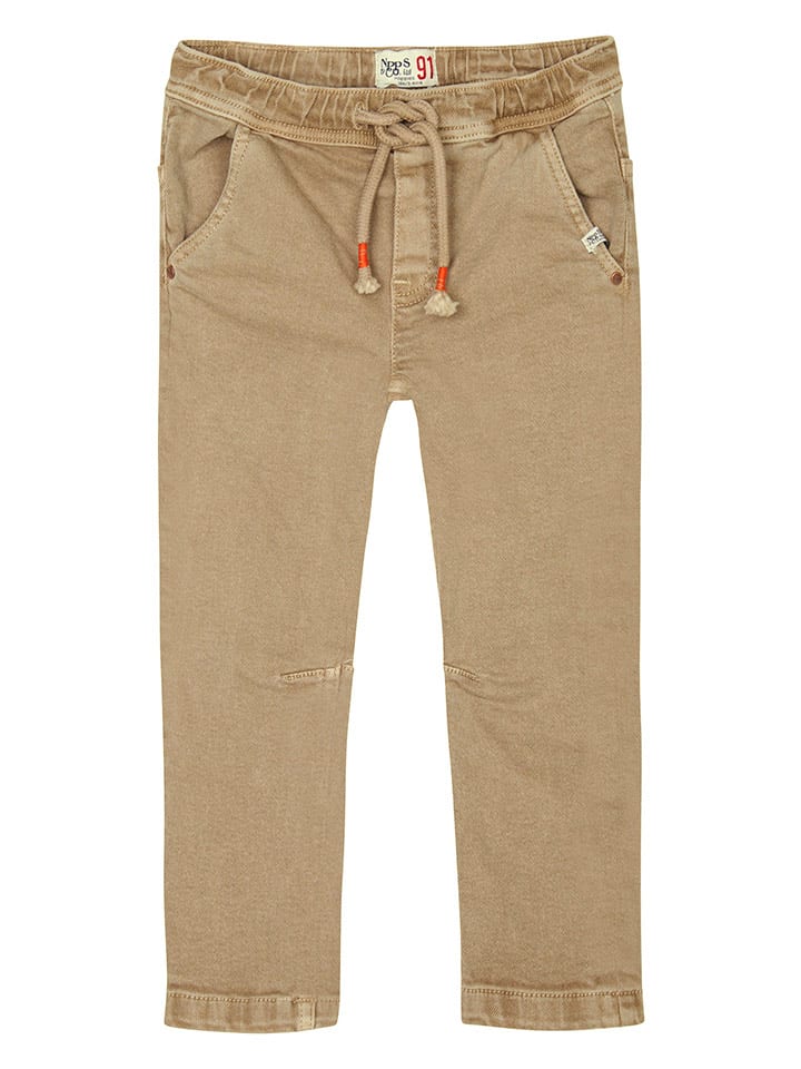 Noppies Dżinsy "Lauderhill" - Regular fit - w kolorze jasnobrązowym rozmiar: 110