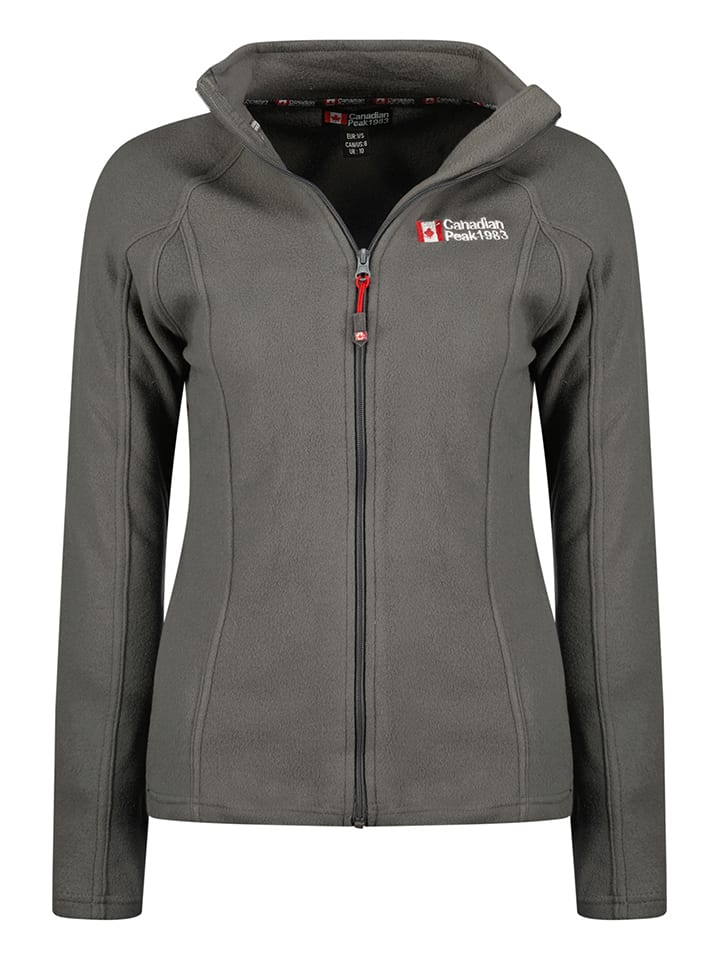 Canadian Peak Kurtka polarowa "Tugeak" w kolorze szarym rozmiar: M