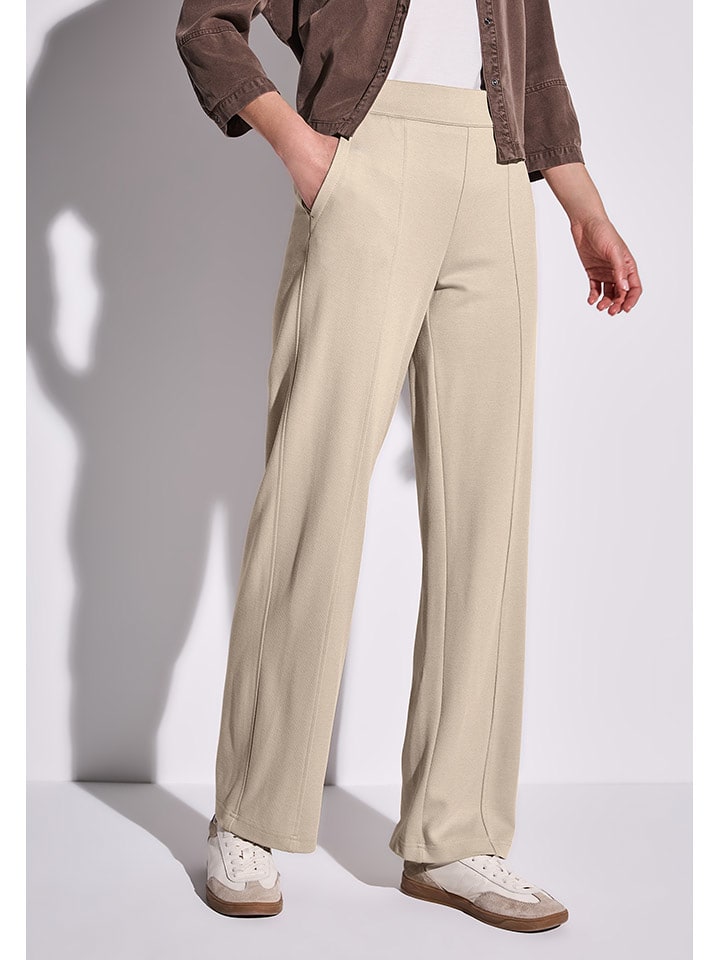 Street One Spodnie w kolorze beżowym rozmiar: W36/L30