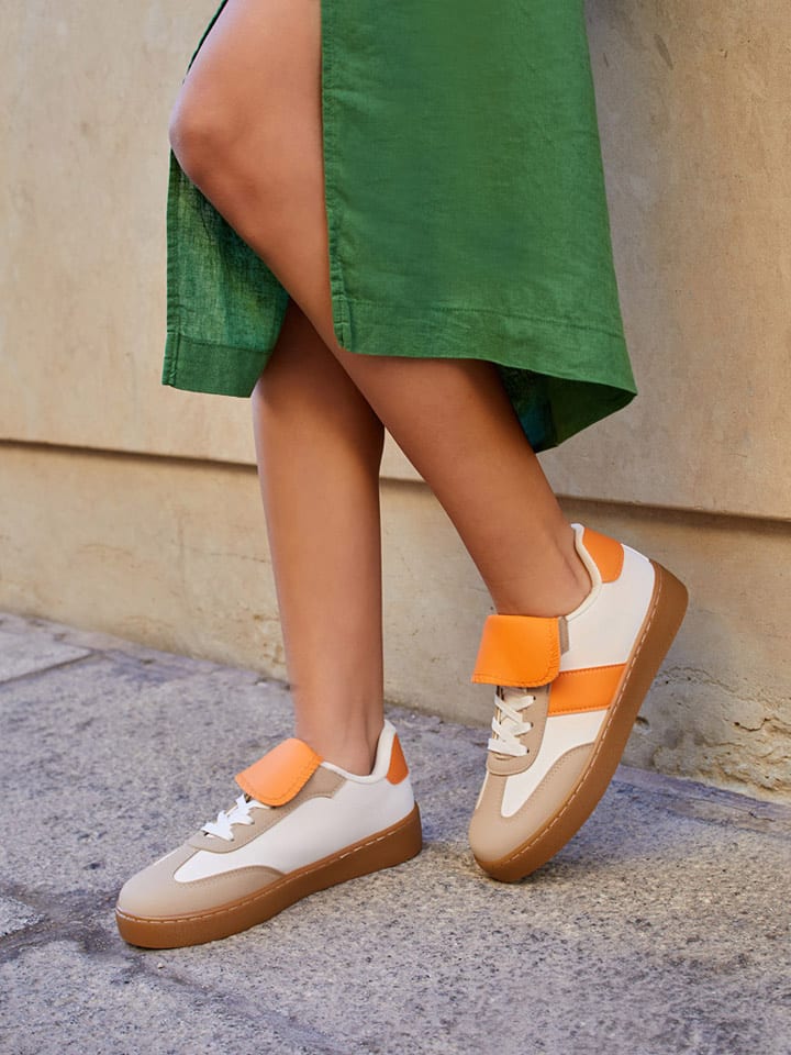 Bellucci Sneakersy w kolorze kremowo-pomarańczowo-beżowym rozmiar: 39