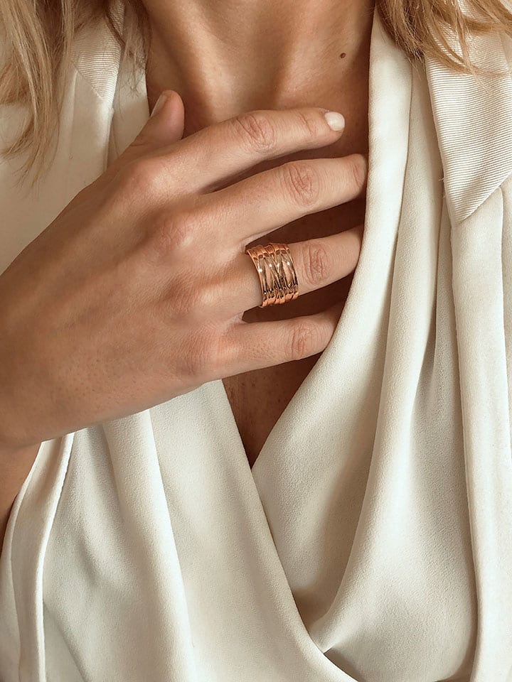 Eclat d'Argent Srebrny pierścionek rozmiar: 56