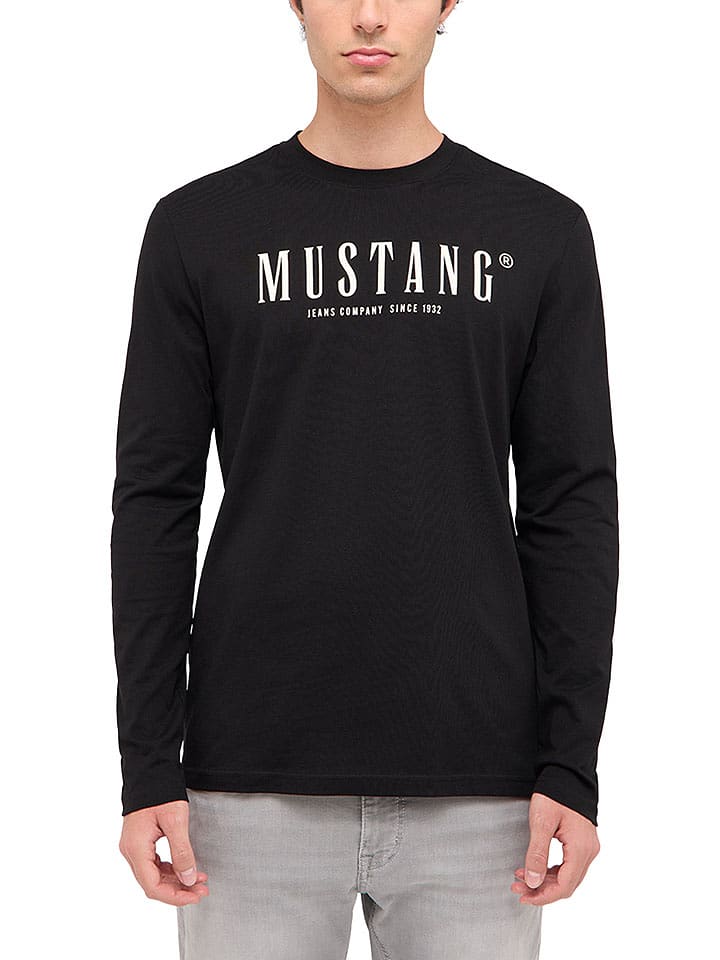 Mustang Koszulka w kolorze czarnym rozmiar: XXL