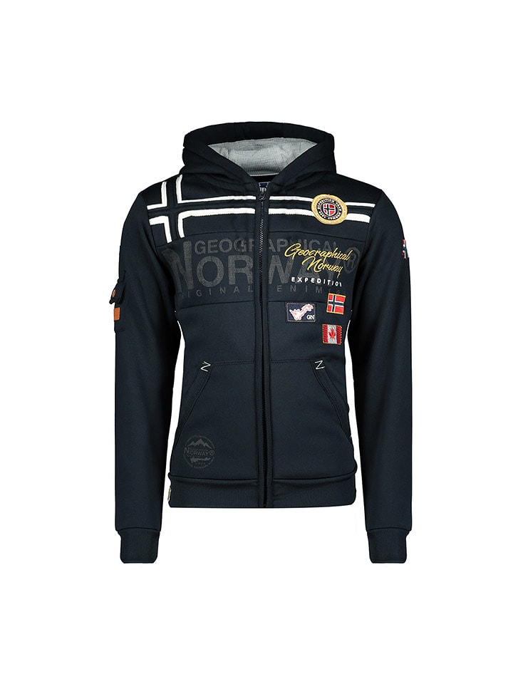 Geographical Norway Bluza "Garadock" w kolorze granatowym rozmiar: 152