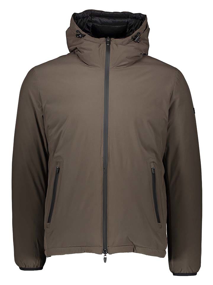 CANADIAN Kurtka zimowa "Charlo REV" w kolorze brązowo-czarnym rozmiar: 46