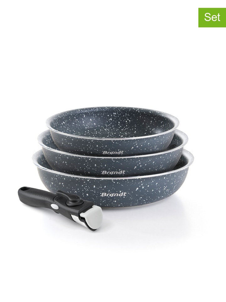 Brandt Patelnie (3 szt.) w kolorze szarym rozmiar: onesize