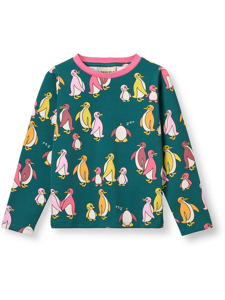 Småfolk Koszulka "Gala" w kolorze zielonym rozmiar: 104/110