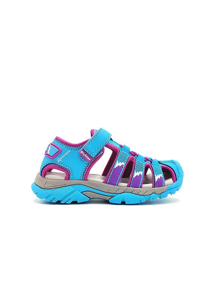 Richter Shoes Półsandały w kolorze błękitnym rozmiar: 39