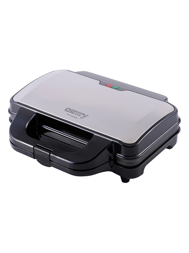 Adler Opiekacz "CR 3054" w kolorze srebrno-czarnym do kanapek rozmiar: onesize