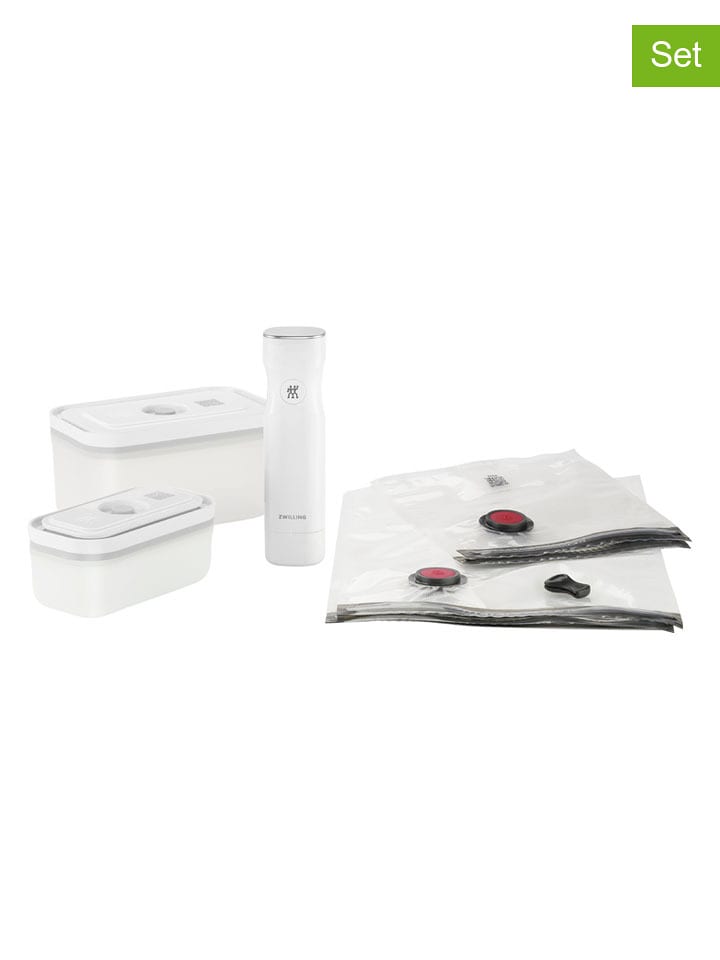 Zwilling 7-częściowy zestaw w kolorze biało-szarym do pakowania próżniowego rozmiar: onesize