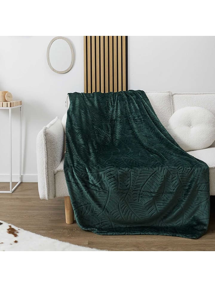 HYGGE Pled w kolorze zielonym - 200 x 150 cm rozmiar: onesize