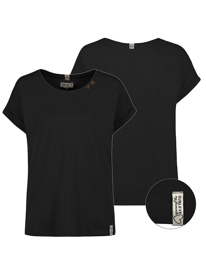 Sublevel Koszulka w kolorze czarnym rozmiar: XS