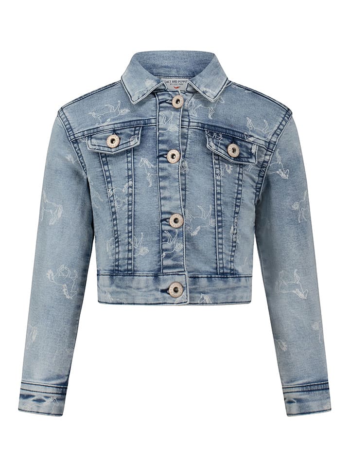 Salt and Pepper Kurtka dżinsowa w kolorze błękitnym rozmiar: 140