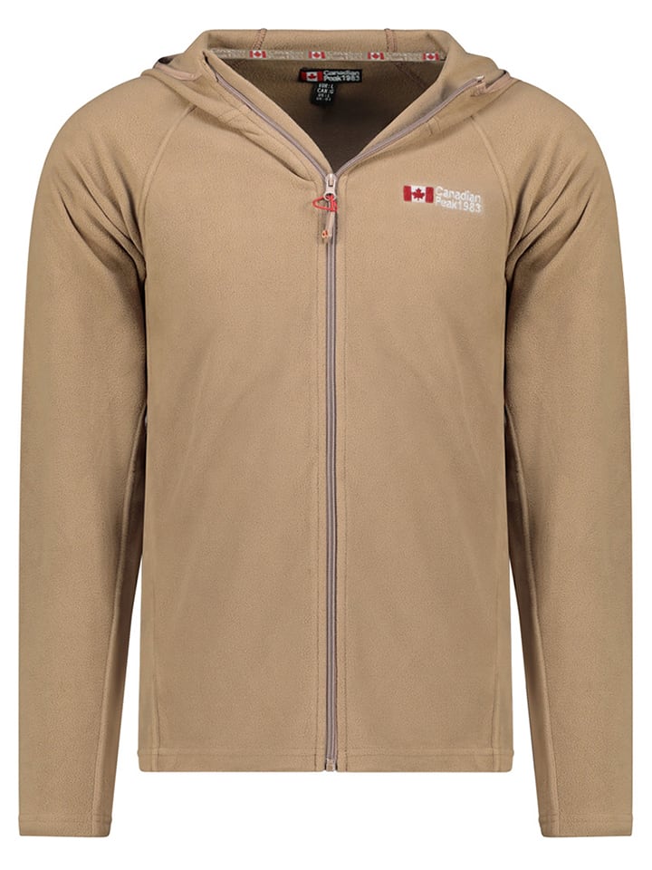 Canadian Peak Kurtka polarowa "Tugoodeak" w kolorze jasnobrązowym rozmiar: XL