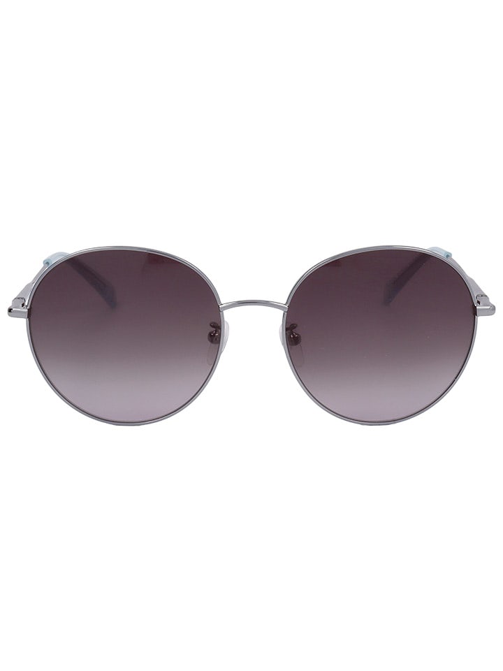 Longchamp Damskie okulary przeciwsłoneczne w kolorze srebrno-fioletowo-błękitnym rozmiar: 58