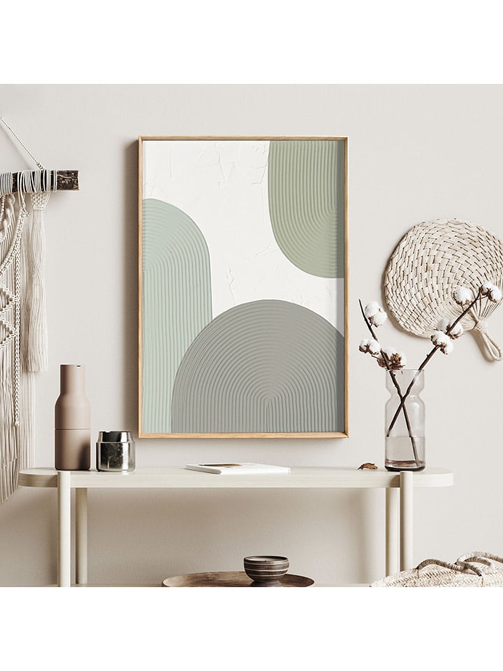 Orangewallz Obraz 3D "Thin Comb" w ramce rozmiar: 50x70 cm