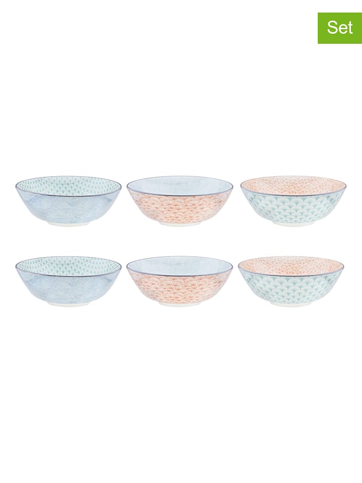 Björn Salaterki (6 szt.) "Pastel" w różnych kolorach - Ø 21 cm rozmiar: onesize