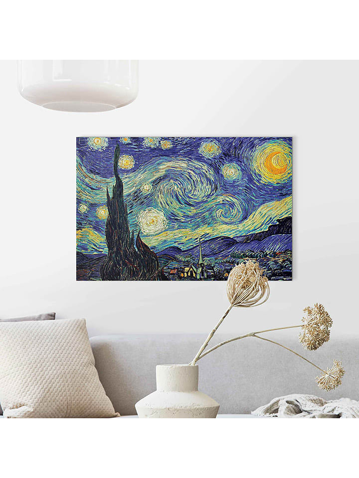Orangewallz Druk artystyczny "Vincent van Gogh - starry night" rozmiar: 60x90 cm