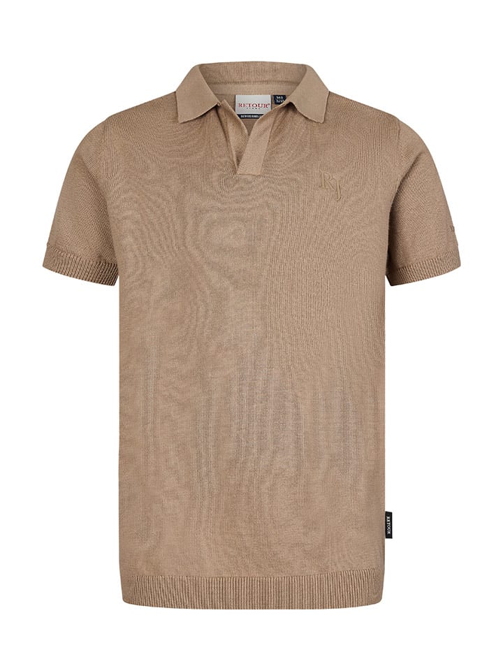 Retour Koszulka polo w kolorze beżowym rozmiar: 170/176