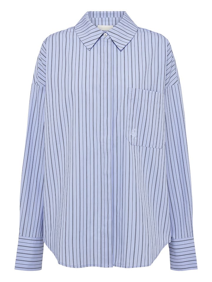 LeGer Koszula "Farine" w kolorze błękitno-szarym rozmiar: 42