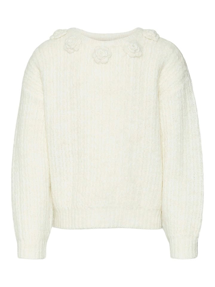 Vero Moda Girl Sweter w kolorze kremowym rozmiar: 146/152