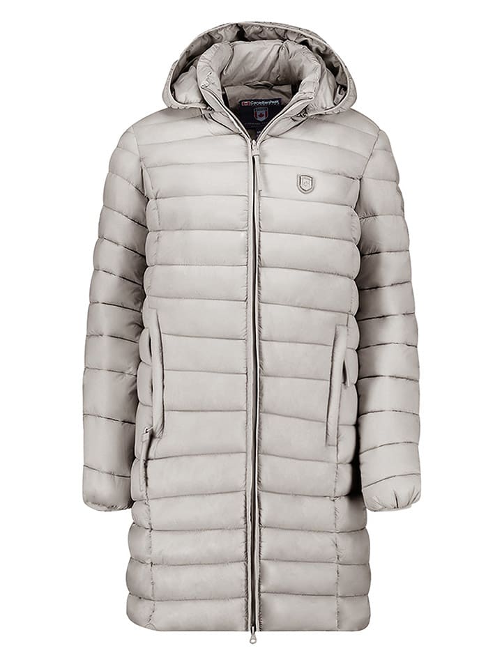 Canadian Peak Płaszcz pikowany "Akitaleak" w kolorze jasnoszarym rozmiar: XL