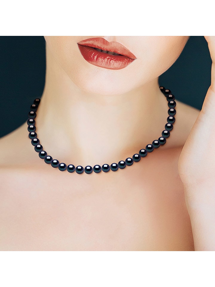 Mitzuko Naszyjnik perłowy w kolorze tahiti - dł. 42 cm rozmiar: onesize