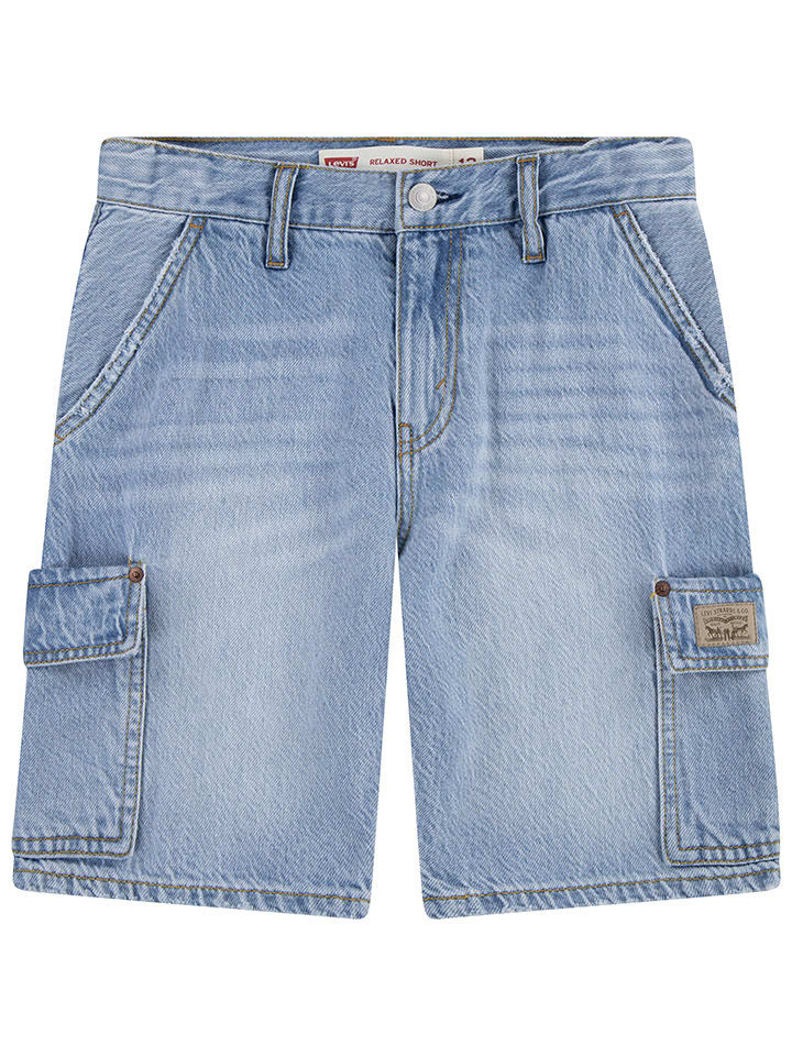 Levi's Kids Bojówki dżinsowe w kolorze błękitnym rozmiar: 152