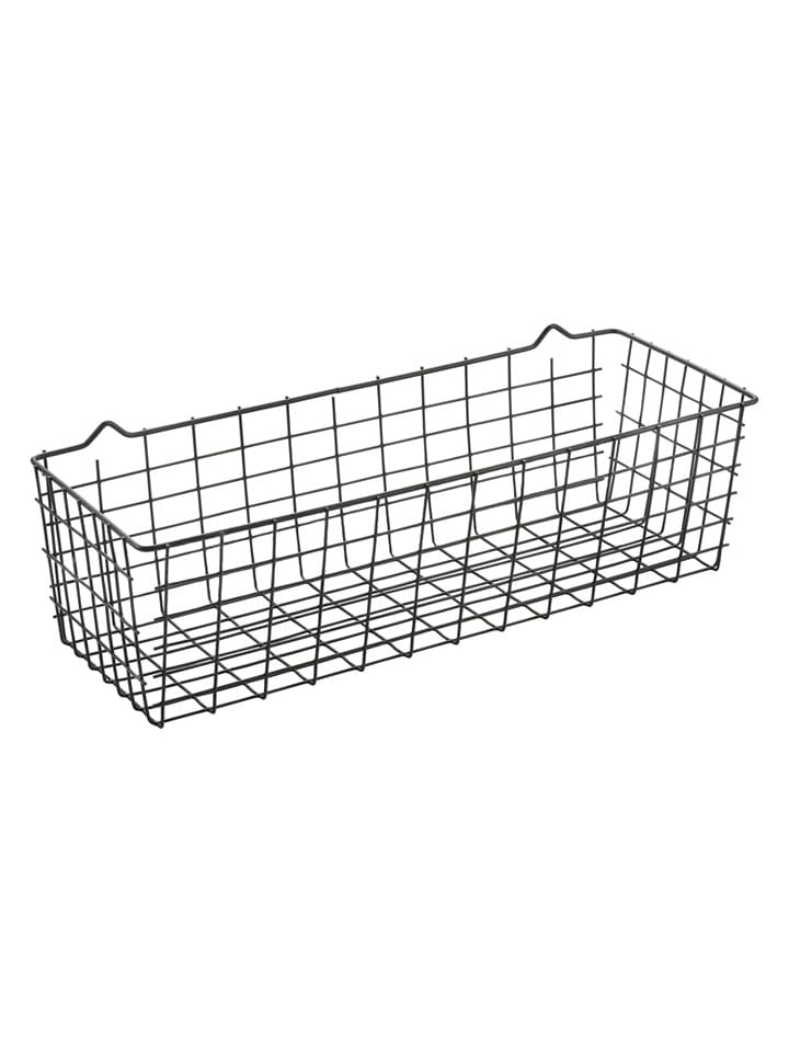 metaltex Koszyk uniwersalny w kolorze czarnym - 33 x 12 x 10 cm rozmiar: onesize