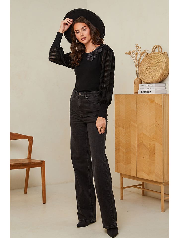 Soft Cashmere Sweter w kolorze czarnym rozmiar: 38/40