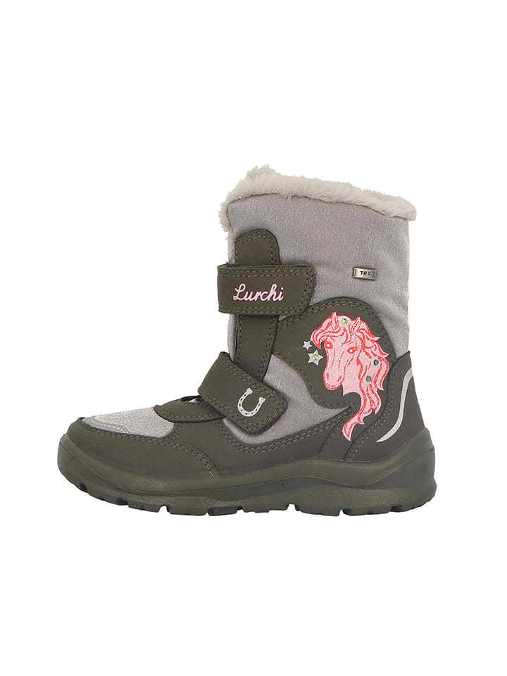 Lurchi Botki zimowe "Kaisha" w kolorze szarym rozmiar: 29