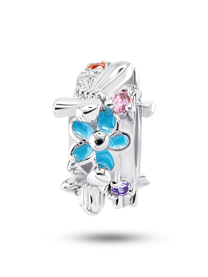 CHARM'S Srebrny charms z cyrkoniami rozmiar: onesize