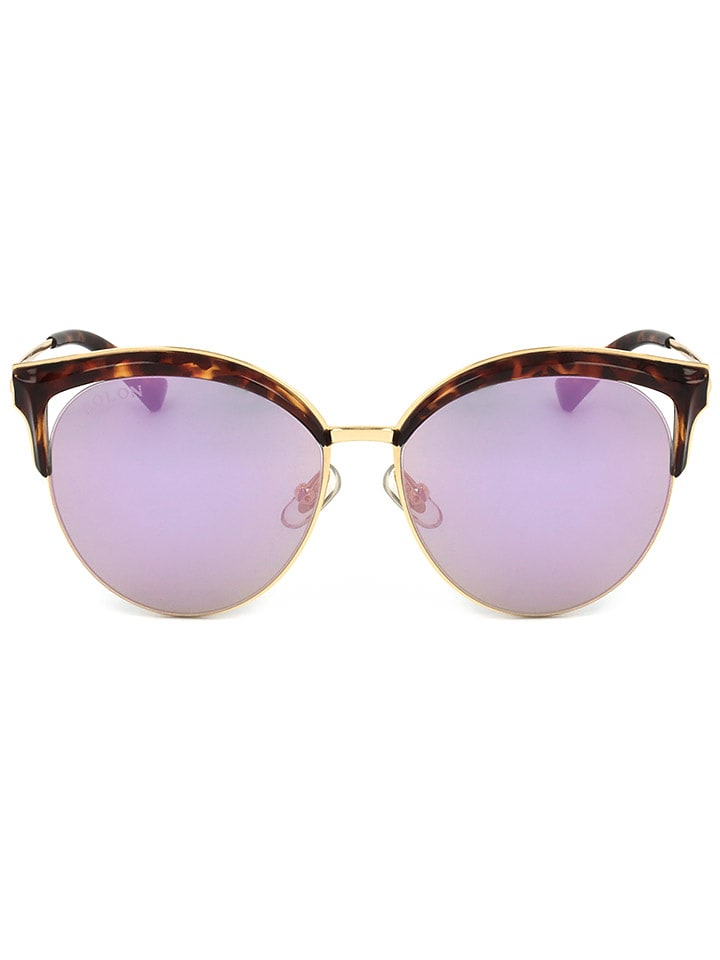 Bolon Dziecięce okulary przeciwsłoneczne w kolorze złoto-czarno-brązowym rozmiar: 48