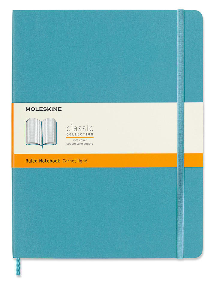 Moleskine Notatnik w kolorze turkusowym - 19 x 25 cm rozmiar: onesize