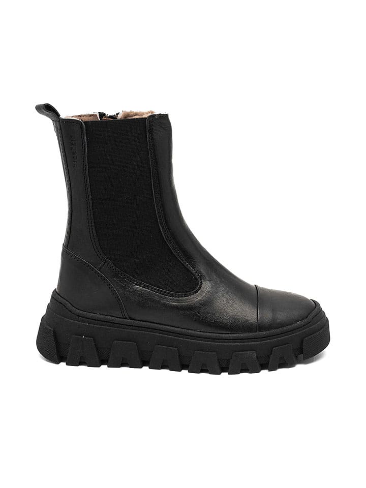 bisgaard Skórzane botki "Nilla" w kolorze czarnym rozmiar: 37