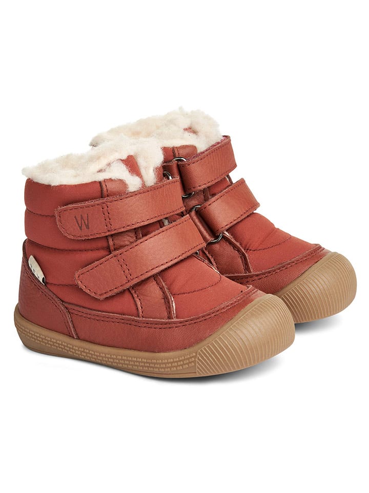 Wheat Botki zimowe w kolorze czerwonym rozmiar: 21