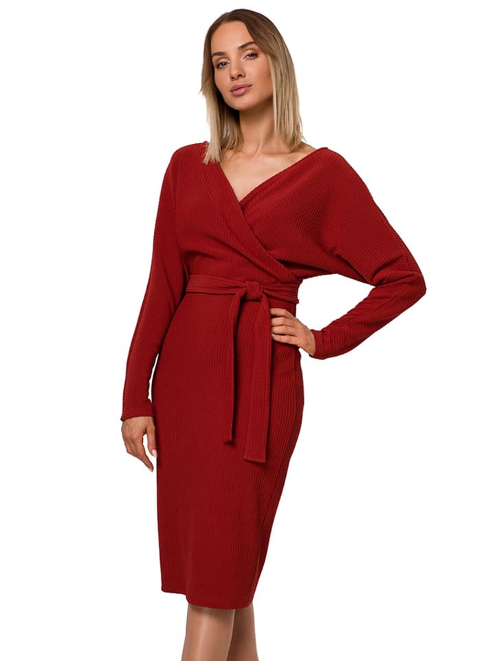 made of emotion Sukienka w kolorze czerwonym rozmiar: XXL