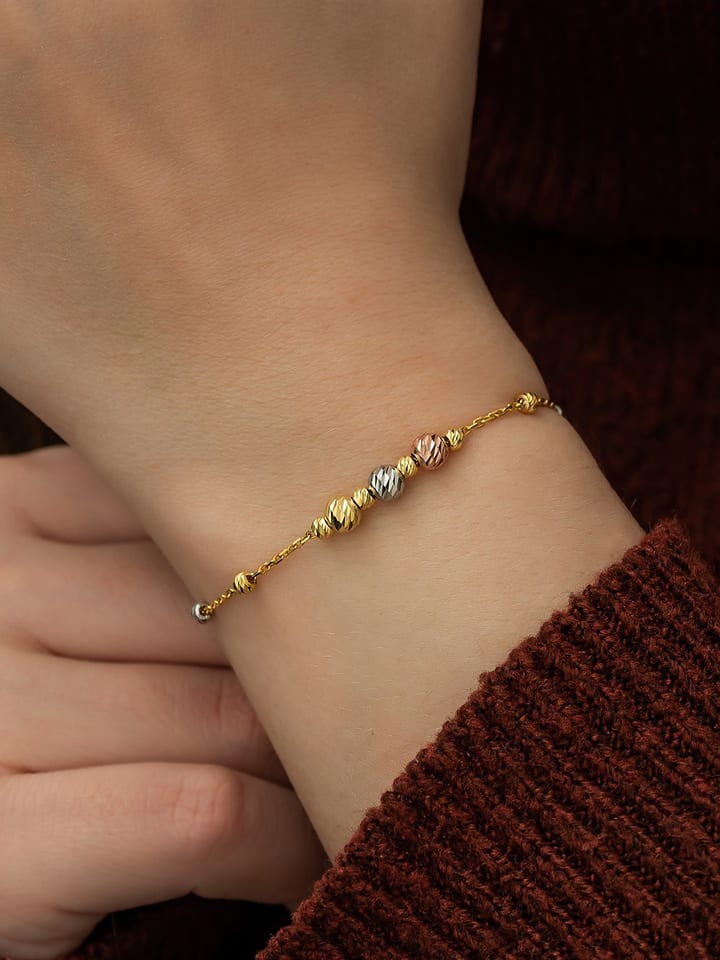 Lodie Silver Pozłacana bransoletka z elementami ozdobnymi rozmiar: onesize