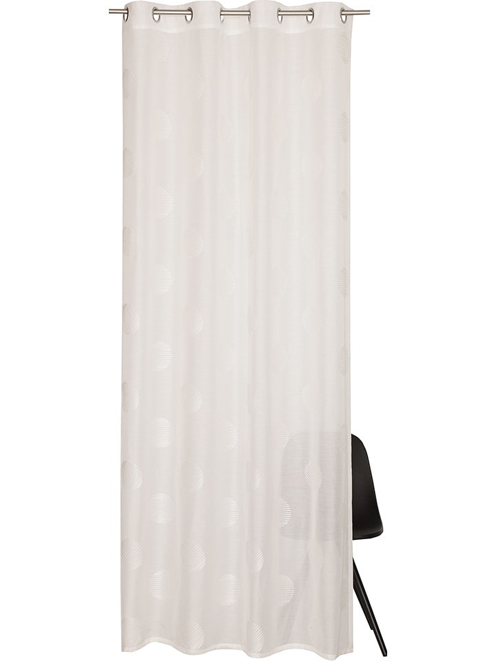 ESPRIT Zasłona "Culo-S" w kolorze białym z oczkami rozmiar: 140x250 cm
