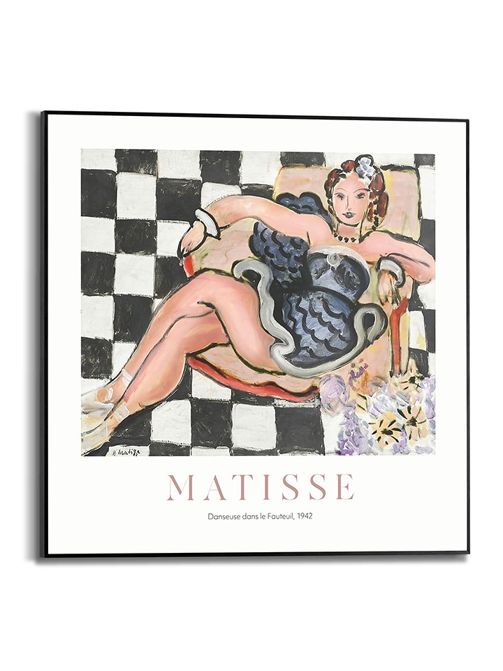 Orangewallz Druk artystyczny "Matisse" w ramce rozmiar: 50x50 cm