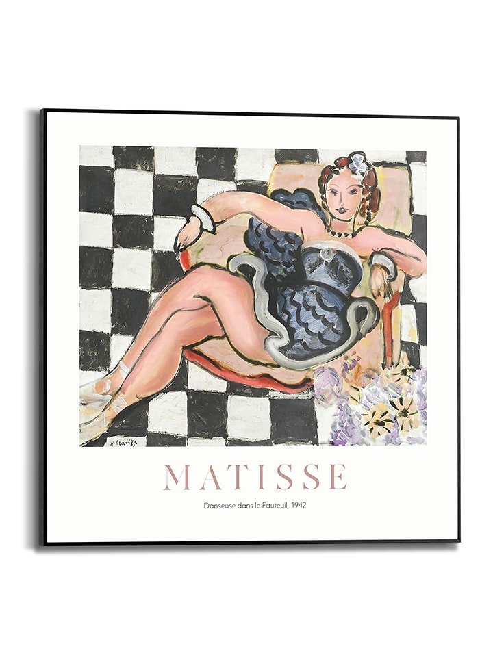 Orangewallz Druk artystyczny "Matisse" w ramce rozmiar: 50x50 cm