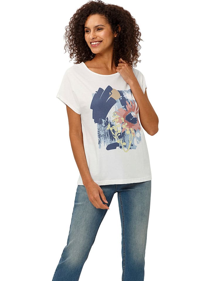 Heine Koszulka w kolorze kremowym rozmiar: 44