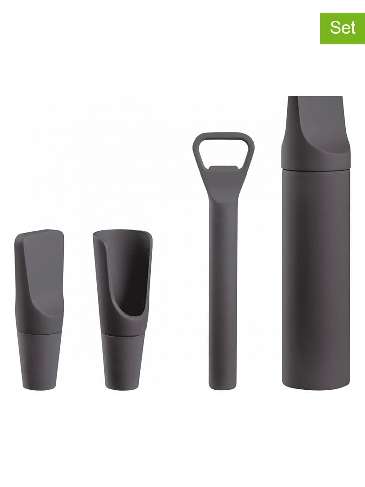 Blomus 4-częściowy zestaw "Ilo" w kolorze szarym do wina rozmiar: onesize